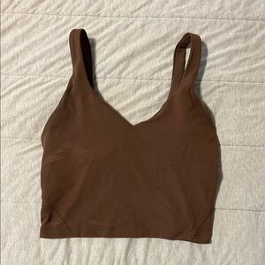 lululemon athletica Brown Tank Top
